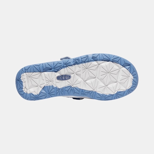 Keen Moxie Sport Mj Mary Jane Skor Barn Blå Vita | FJRXH6308