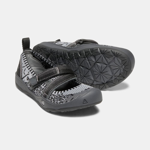 Keen Moxie Sport Mj Mary Jane Skor Barn Svarta Grå | XLIJU4170
