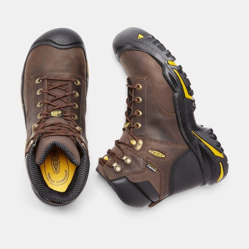 Keen Mt Vernon 6 Steel Tå Arbetskängor Herr Bruna | MLOAW4013