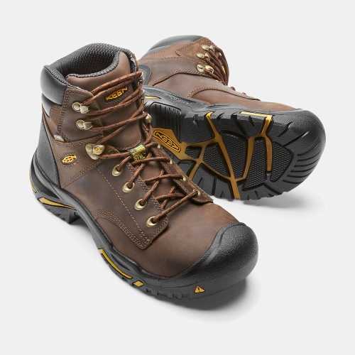 Keen Mt Vernon 6 Steel Tå Arbetskängor Herr Bruna | MLOAW4013
