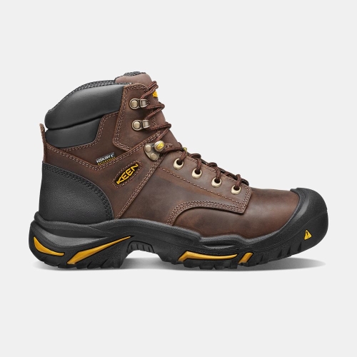 Keen Mt Vernon 6 Steel Tå Arbetskängor Herr Bruna | MLOAW4013