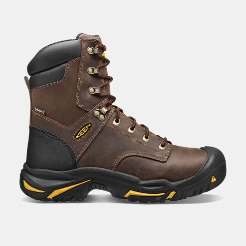 Keen Mt Vernon 8 Steel Tå Arbetskängor Herr Bruna | NVBXL4768