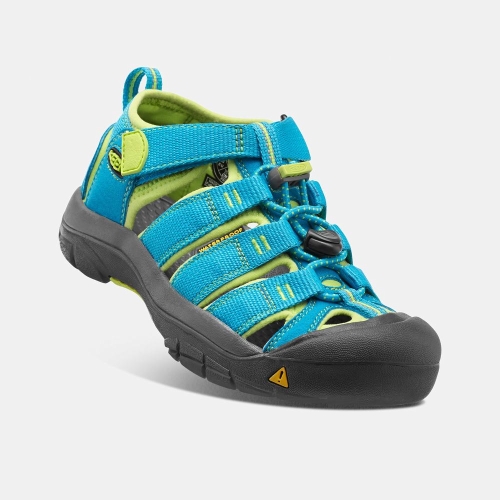 Keen Newport H2 Sandaler Barn Blå Gröna | SDYWQ0493