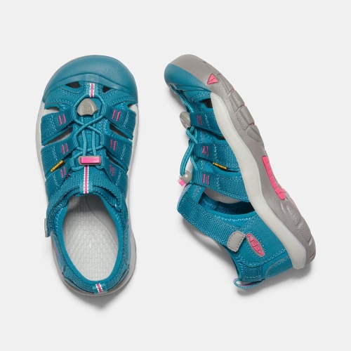 Keen Newport H2 Sandaler Barn Blå Ljusrosa | PDCFY8251