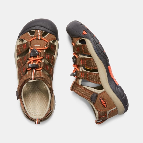 Keen Newport H2 Sandaler Barn Bruna Orange | QBHMO3257