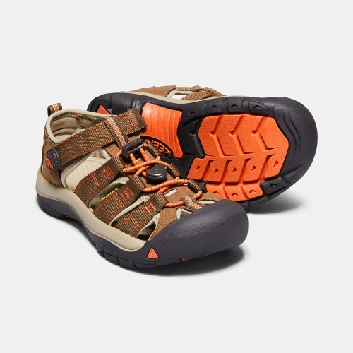 Keen Newport H2 Sandaler Barn Bruna Orange | QBHMO3257