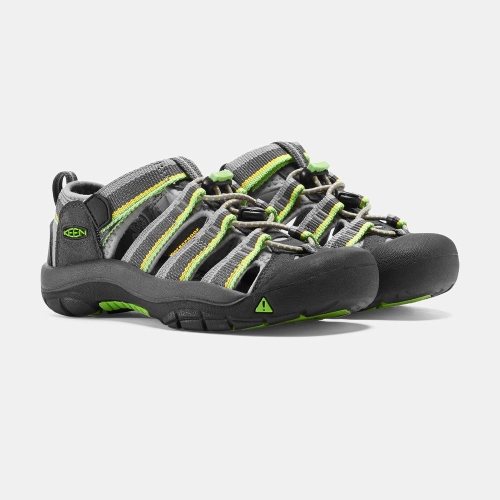 Keen Newport H2 Sandaler Barn Grå Gröna | NIPRF7926