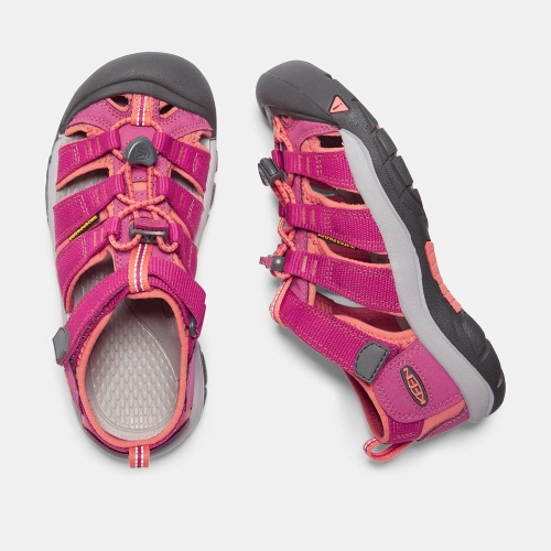 Keen Newport H2 Sandaler Barn Lila Korall | SGRPE8410
