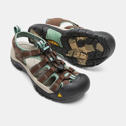 Keen Newport H2 Vandringssandaler Dam Bruna Turkos | COLTN4937