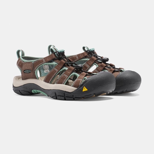 Keen Newport H2 Vandringssandaler Dam Bruna Turkos | COLTN4937