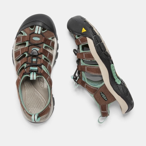 Keen Newport H2 Vandringssandaler Dam Bruna Turkos | COLTN4937