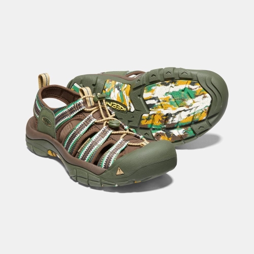 Keen Newport H2 Vandringssandaler Herr Bruna Gröna | ZMBIG0761