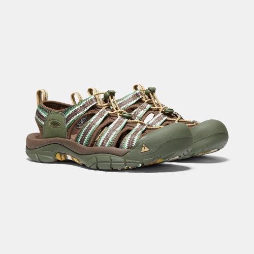 Keen Newport H2 Vandringssandaler Herr Bruna Gröna | ZMBIG0761
