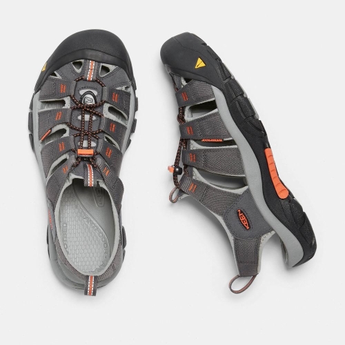 Keen Newport H2 Vandringssandaler Herr Grå Orange | BCRLD4193