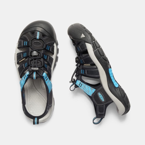 Keen Newport Hydro Vandringssandaler Dam Svarta Blå | QFPML1705
