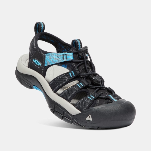 Keen Newport Hydro Vandringssandaler Dam Svarta Blå | QFPML1705