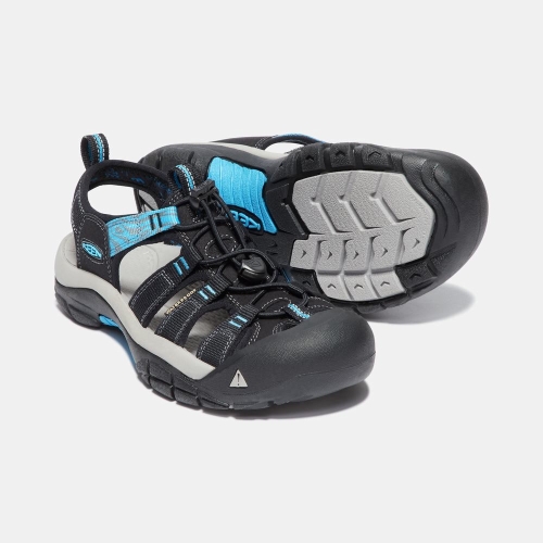 Keen Newport Hydro Vandringssandaler Dam Svarta Blå | QFPML1705