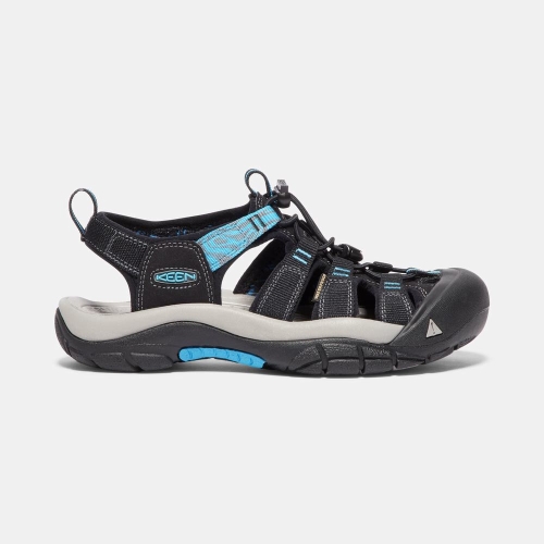 Keen Newport Hydro Vandringssandaler Dam Svarta Blå | QFPML1705