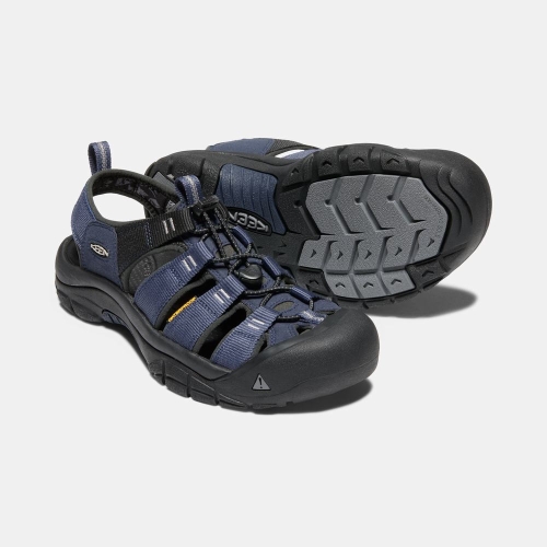 Keen Newport Hydro Vandringssandaler Herr Blå Svarta | QFYHD3906