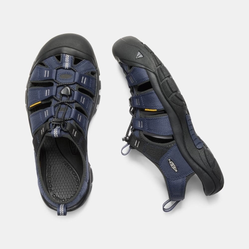 Keen Newport Hydro Vandringssandaler Herr Blå Svarta | QFYHD3906
