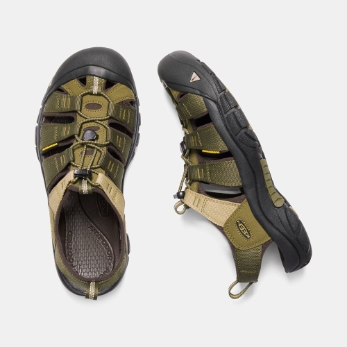 Keen Newport Hydro Vandringssandaler Herr Olivgröna Choklad | XLIEU7196