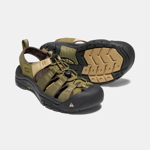 Keen Newport Hydro Vandringssandaler Herr Olivgröna Choklad | XLIEU7196