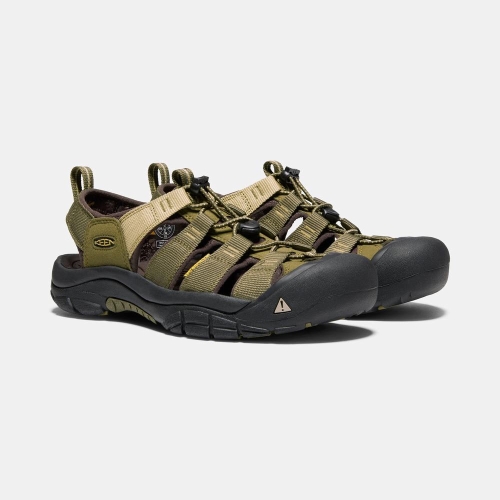 Keen Newport Hydro Vandringssandaler Herr Olivgröna Choklad | XLIEU7196