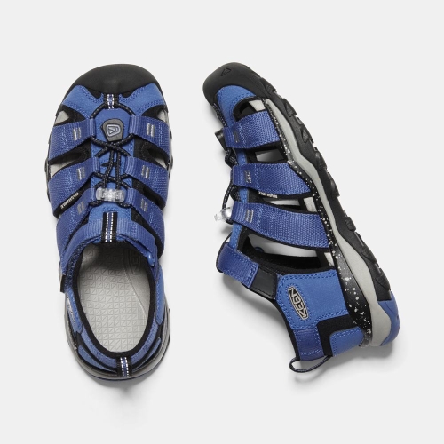 Keen Newport Neo H2 Vandringssandaler Barn Blå Svarta | QUMDP4326