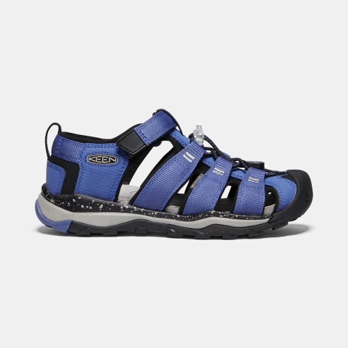 Keen Newport Neo H2 Vandringssandaler Barn Blå Svarta | QUMDP4326