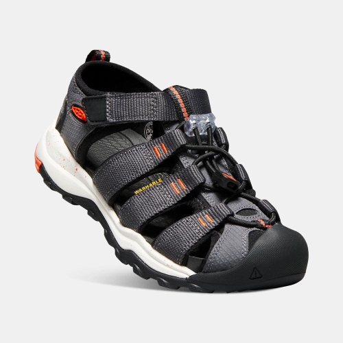 Keen Newport Neo H2 Vandringssandaler Barn Svarta Orange | UJGEV8920