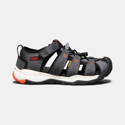 Keen Newport Neo H2 Vandringssandaler Barn Svarta Orange | UJGEV8920