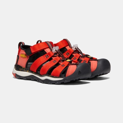 Keen Newport Neo H2 Vandringssandaler Barn Röda Svarta | XKBNV6348