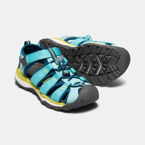 Keen Newport Neo H2 Vandringssandaler Barn Ljusturkos Blå | YFHEX0319