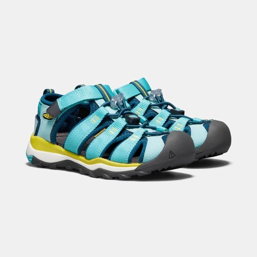 Keen Newport Neo H2 Vandringssandaler Barn Ljusturkos Blå | YFHEX0319