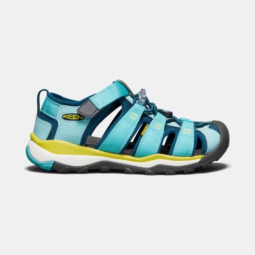 Keen Newport Neo H2 Vandringssandaler Barn Ljusturkos Blå | YFHEX0319