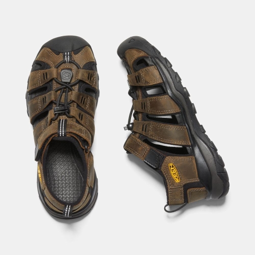 Keen Newport Neo Premium Vandringssandaler Barn Mörkbruna Svarta | XDILK7149