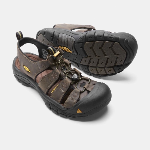 Keen Newport Sandaler Herr Choklad Svarta | BJZEF5407