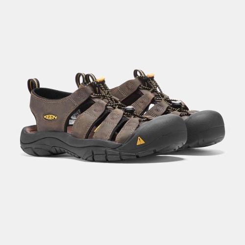 Keen Newport Sandaler Herr Choklad Svarta | BJZEF5407