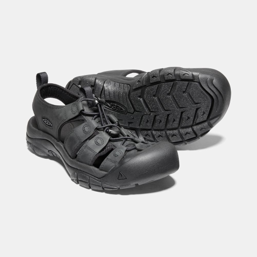 Keen Newport Sandaler Herr Svarta | GLPFB4382