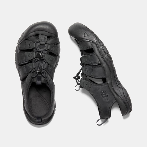 Keen Newport Sandaler Herr Svarta | GLPFB4382