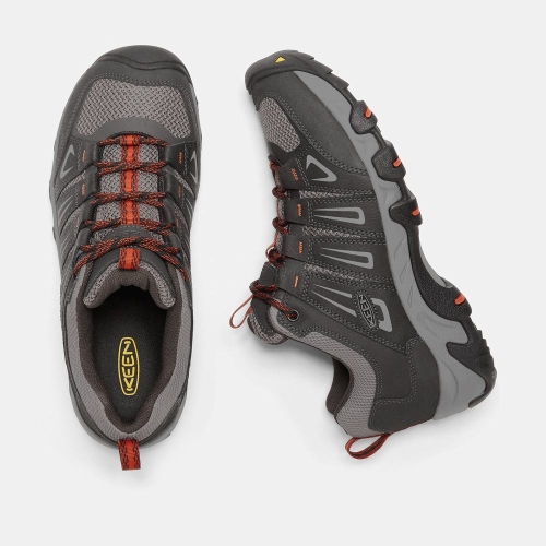 Keen Oakridge Vandringsskor Herr Svarta Grå | UJSFG6024