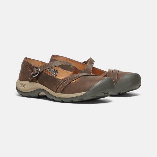 Keen Presidio II Cross Rem Mary Jane Skor Dam Choklad | DAWGL2637