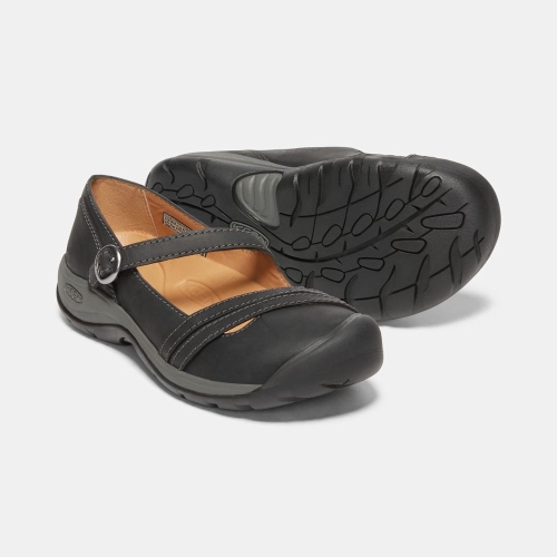 Keen Presidio II Cross Rem Mary Jane Skor Dam Svarta | XIEKG3824