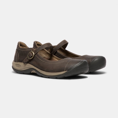 Keen Presidio II Mary Jane Skor Dam Choklad | ARJVX9014
