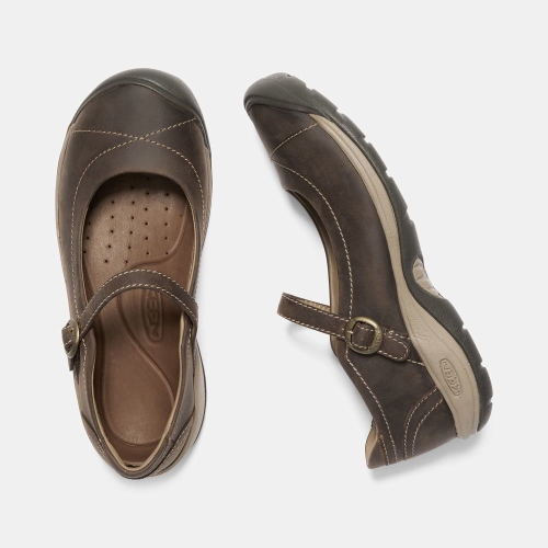 Keen Presidio II Mary Jane Skor Dam Choklad | ARJVX9014