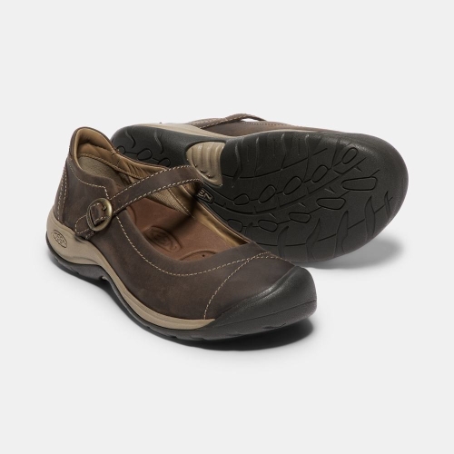 Keen Presidio II Mary Jane Skor Dam Choklad | ARJVX9014