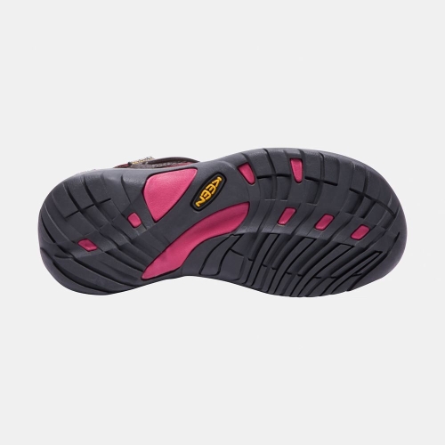 Keen Presidio Sport Mesh Vattentäta Arbetsskor Dam Svarta Röda | YAEWJ5716