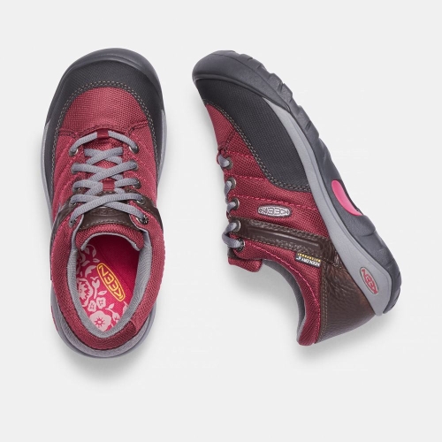 Keen Presidio Sport Mesh Vattentäta Casual Skor Dam Röda Svarta | EAOTN9617