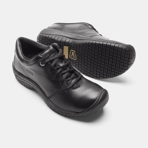 Keen Ptc Oxford Arbetsskor Dam Svarta | HJFOK2973