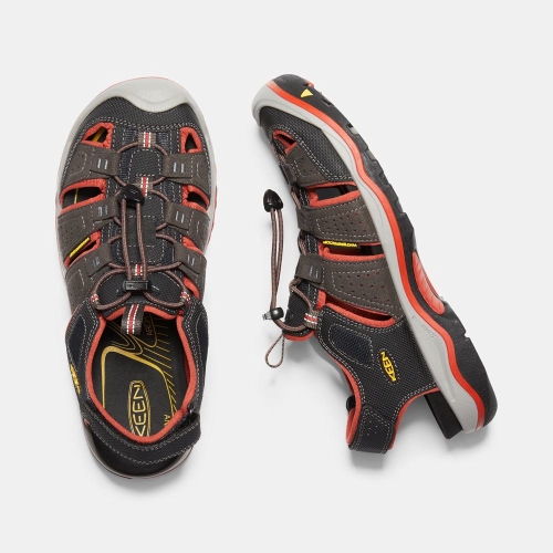 Keen Rialto II H2 Vandringssandaler Herr Bruna Orange | KJNCY5461
